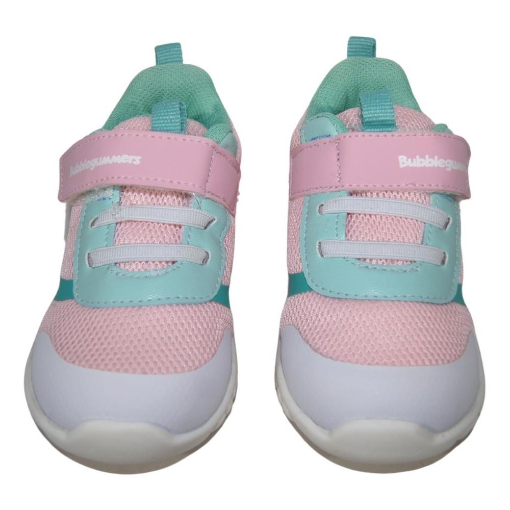Foto 4 pulgar | Tenis Bubble Gummers Choclo Moda Limit Rosa Menta 13-19 Rosa Claro