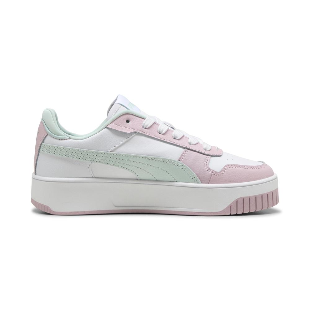 Foto 3 pulgar | Tenis Puma Casual Carina Street Para Niña Rosa Claro