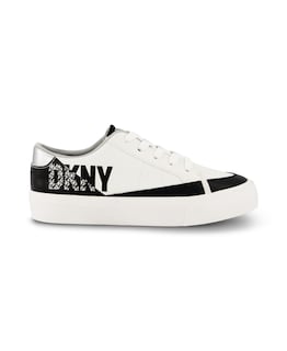 Foto 4 | Tenis Dkny Hannah Marley Juveniles Color Blanco Con Negro