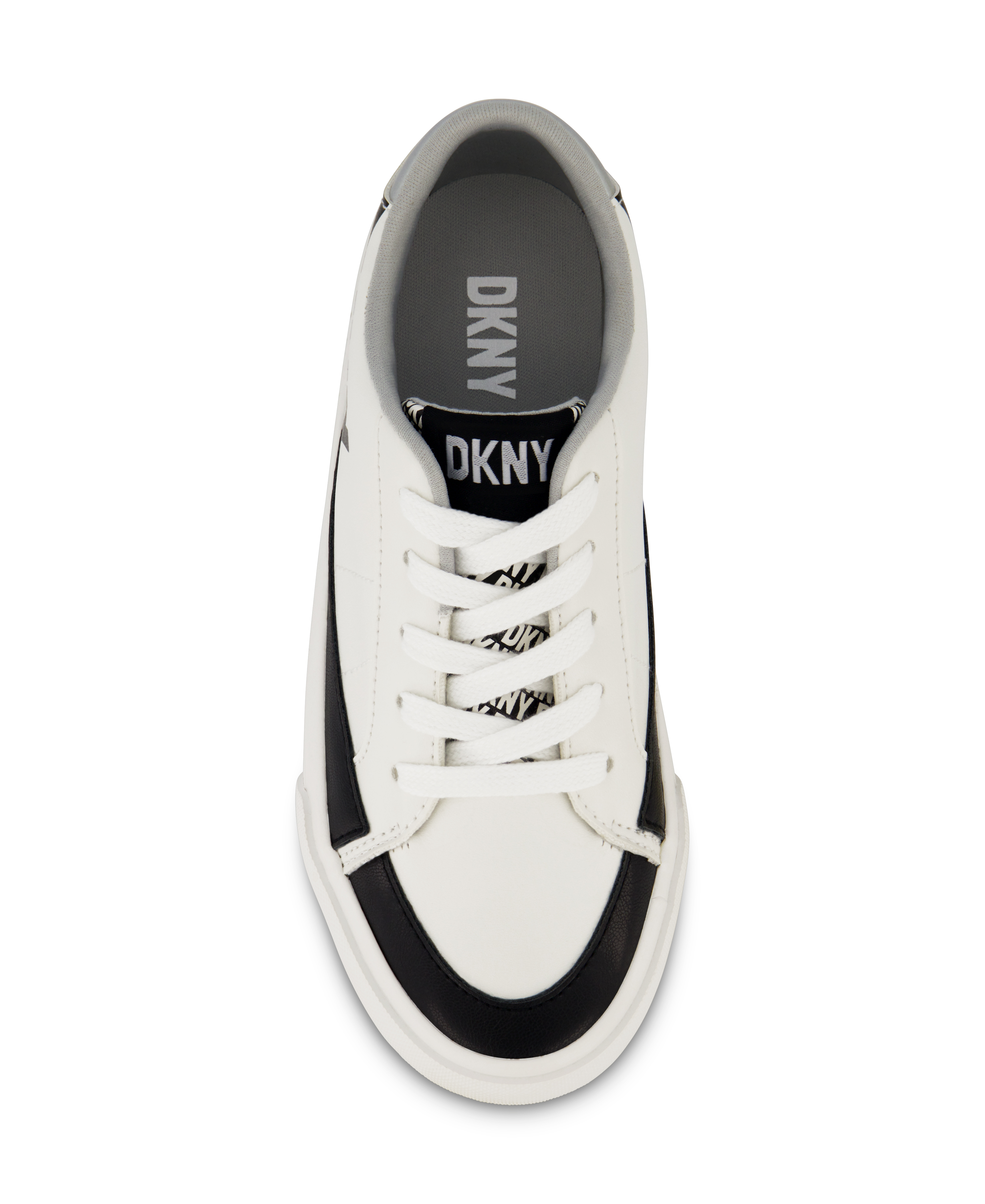 Foto 6 pulgar | Tenis Dkny Hannah Marley Juveniles  Color Blanco Con Negro