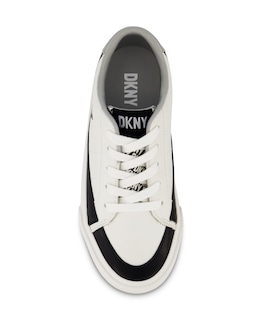 Foto 5 | Tenis Dkny Hannah Marley Juveniles Color Blanco Con Negro