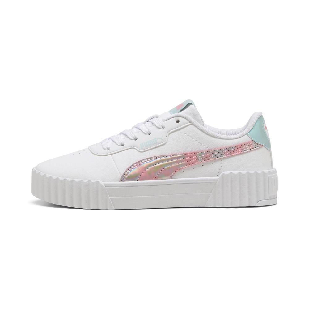 Tenis Puma Carina 3.0 Space Belle Jr. Para Niña Rosa Claro