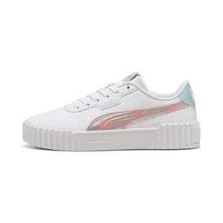 Foto 1 | Tenis Puma Carina 3.0 Space Belle Jr. Para Niña Rosa Claro