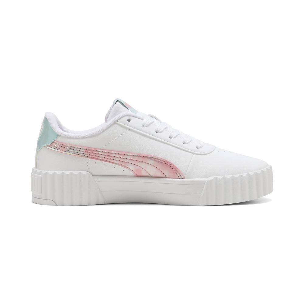 Foto 3 pulgar | Tenis Puma Carina 3.0 Space Belle Jr. Para Niña Rosa Claro