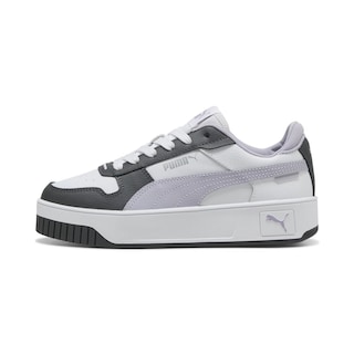 Foto 1 | Tenis Puma Casual Carina Street Para Niña Gris Oscuro