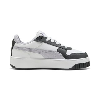 Foto 2 | Tenis Puma Casual Carina Street Para Niña Gris Oscuro