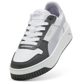Foto 4 | Tenis Puma Casual Carina Street Para Niña Gris Oscuro