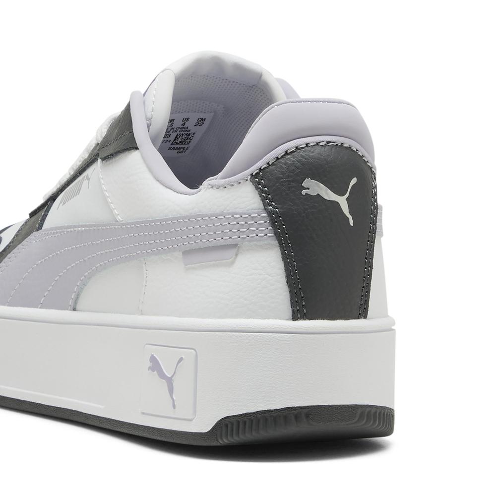 Foto 6 pulgar | Tenis Puma Casual Carina Street Para Niña Gris Oscuro