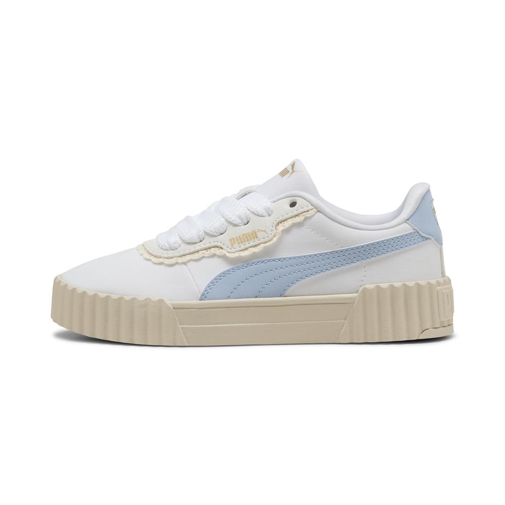 Tenis Puma Carina 3.0 Memoires Jr. Para Niña Azul Cielo