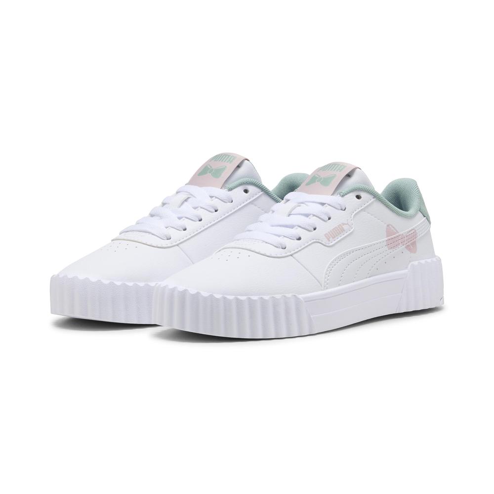 Foto 4 pulgar | Tenis Puma Carina 3.0 Girly Jr. Para Niña Turquesa