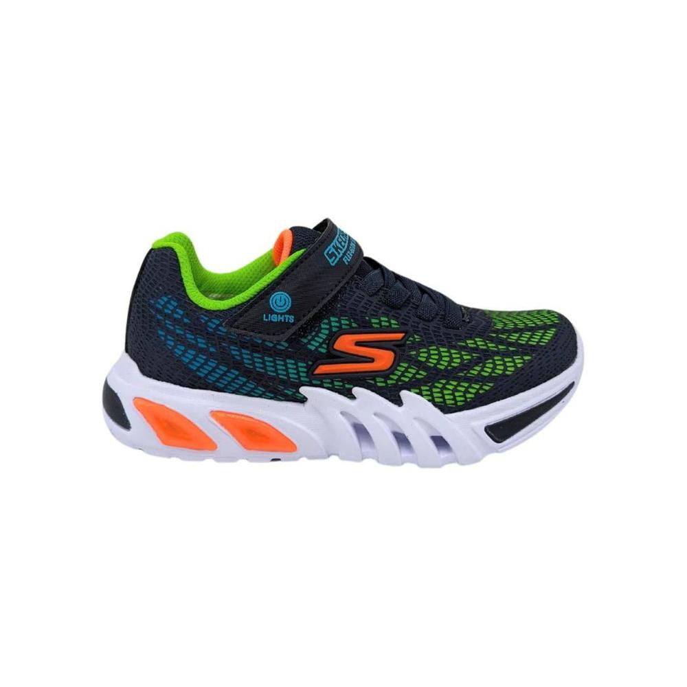 Tenis Skechers Flex Glow Elite Multicolor con Luces para Niño