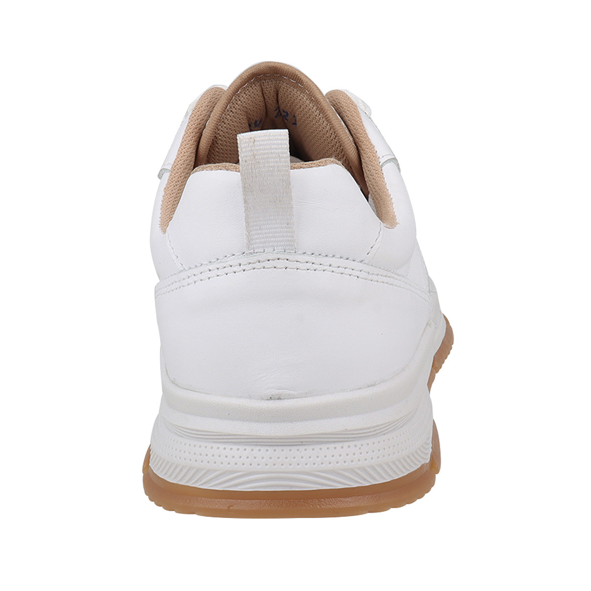Foto 5 pulgar | Tenis Deportivo De Piel Escolar Dominiq 2923 Color Blanco/beige Unisex