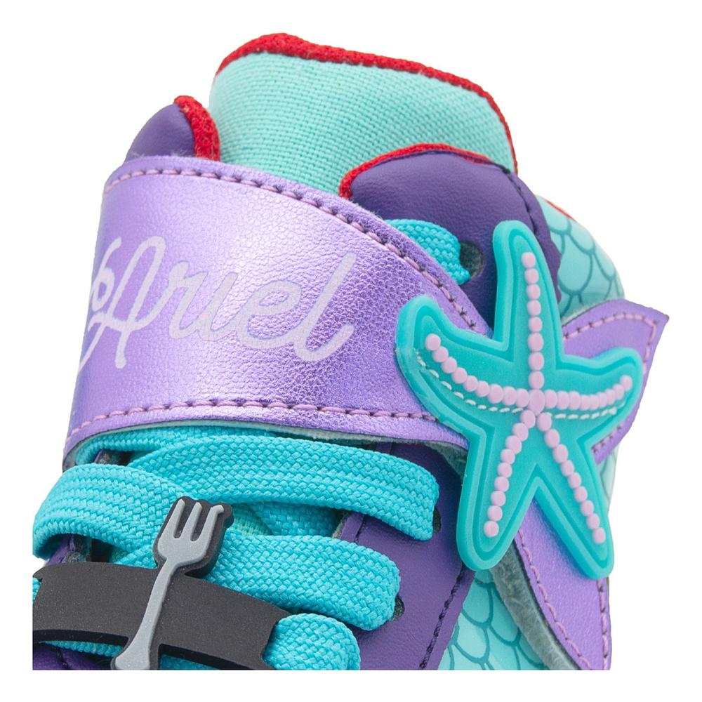 Foto 4 | Tenis Princesa Disney Sirenita Ariel Con Luces Led Turquesa
