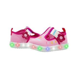 Foto 5 | Tenis Niña Bubble Gummers Con Luces Contactel Ultra Ligeros Rosa