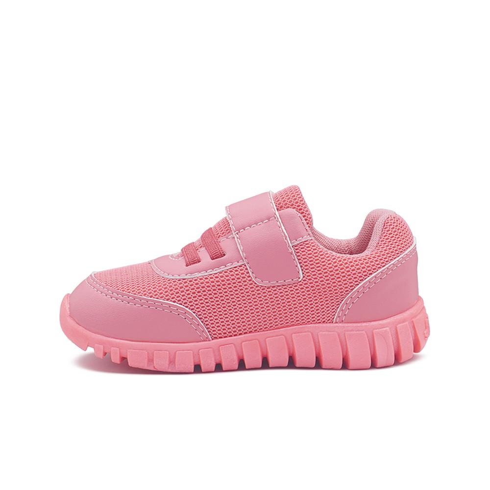 Foto 3 pulgar | Tenis Para Niña Bubble Gummers Hit Coral Textil Transpirable Rosa Claro