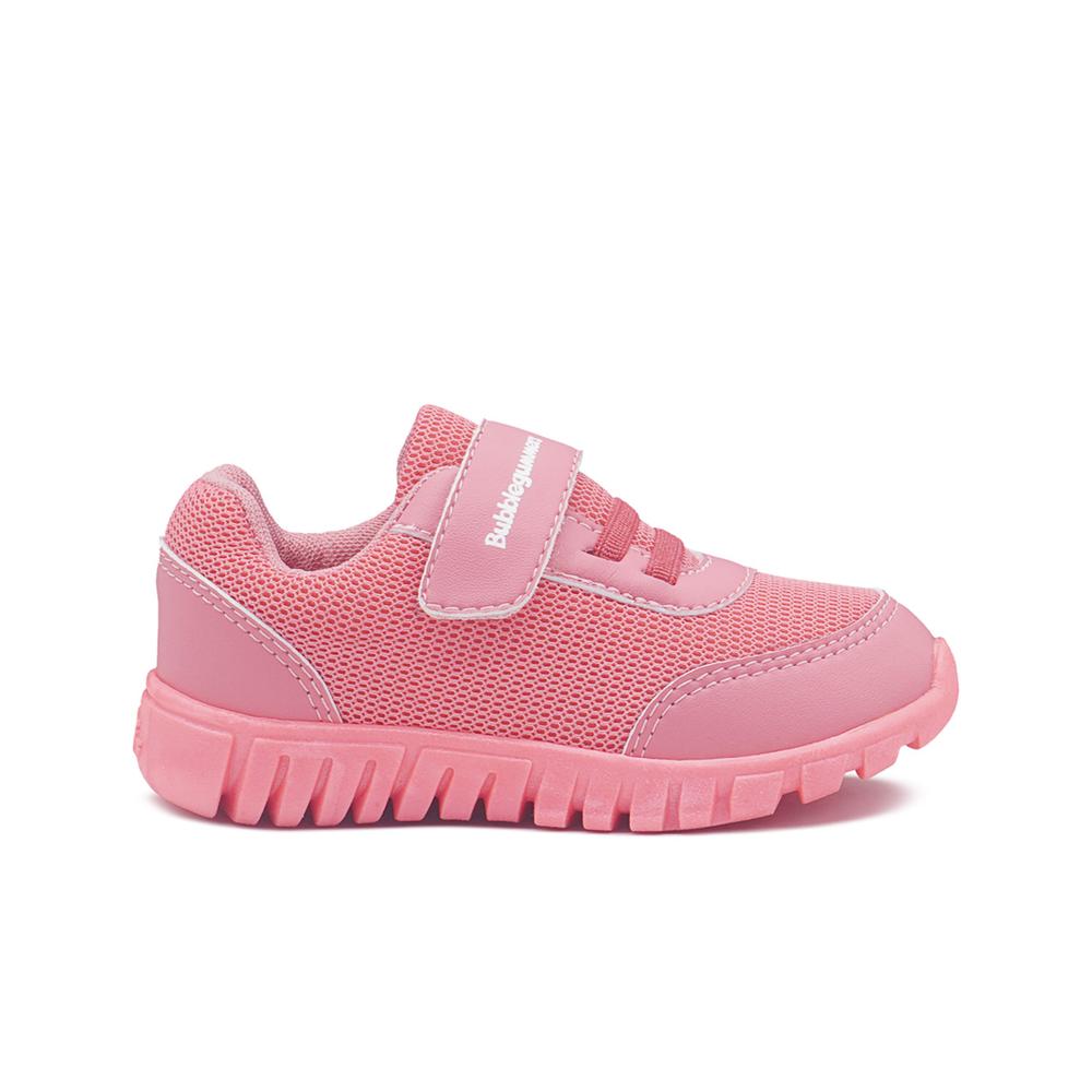 Foto 4 pulgar | Tenis Para Niña Bubble Gummers Hit Coral Textil Transpirable Rosa Claro