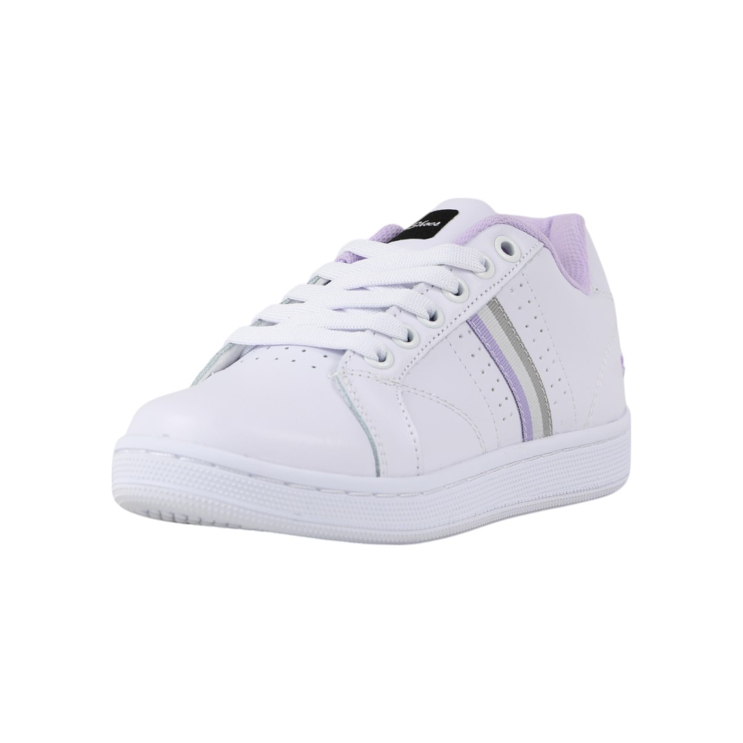 Foto 2 | Tenis Escolar Casual Mujer Hgros 075 Blanco