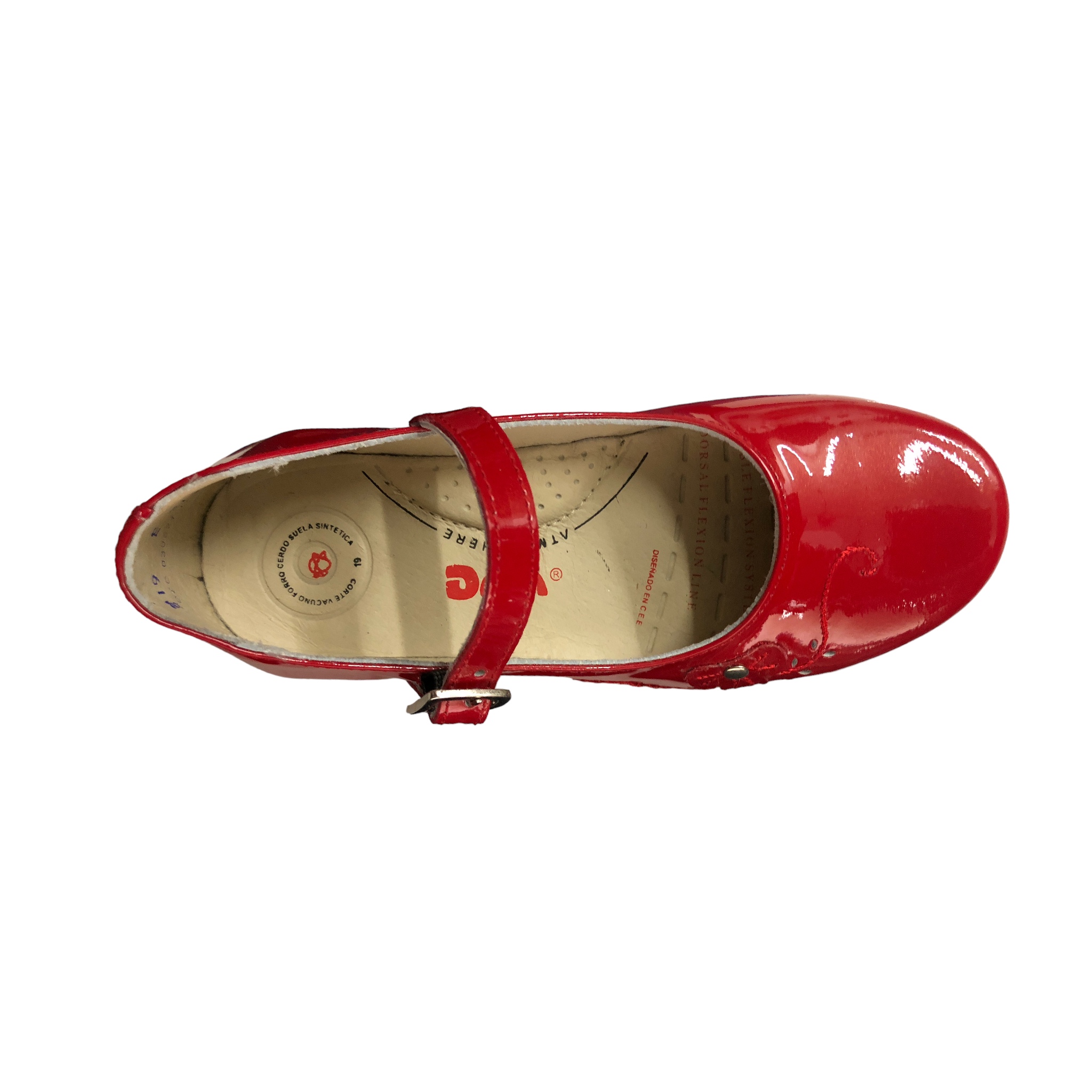 Foto 5 pulgar | Zapatos Dogi Rojos para Niña