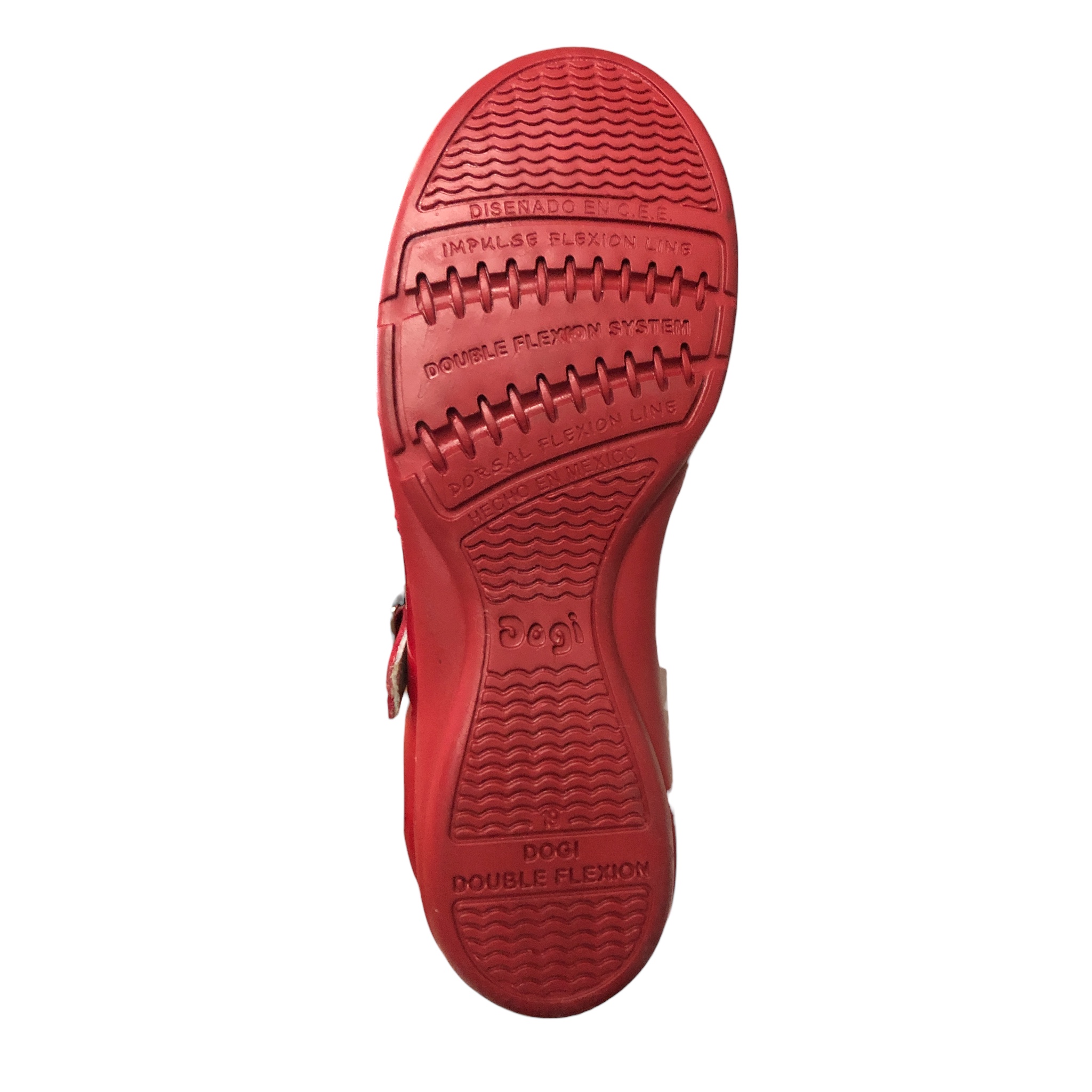 Foto 6 pulgar | Zapatos Dogi Rojos para Niña