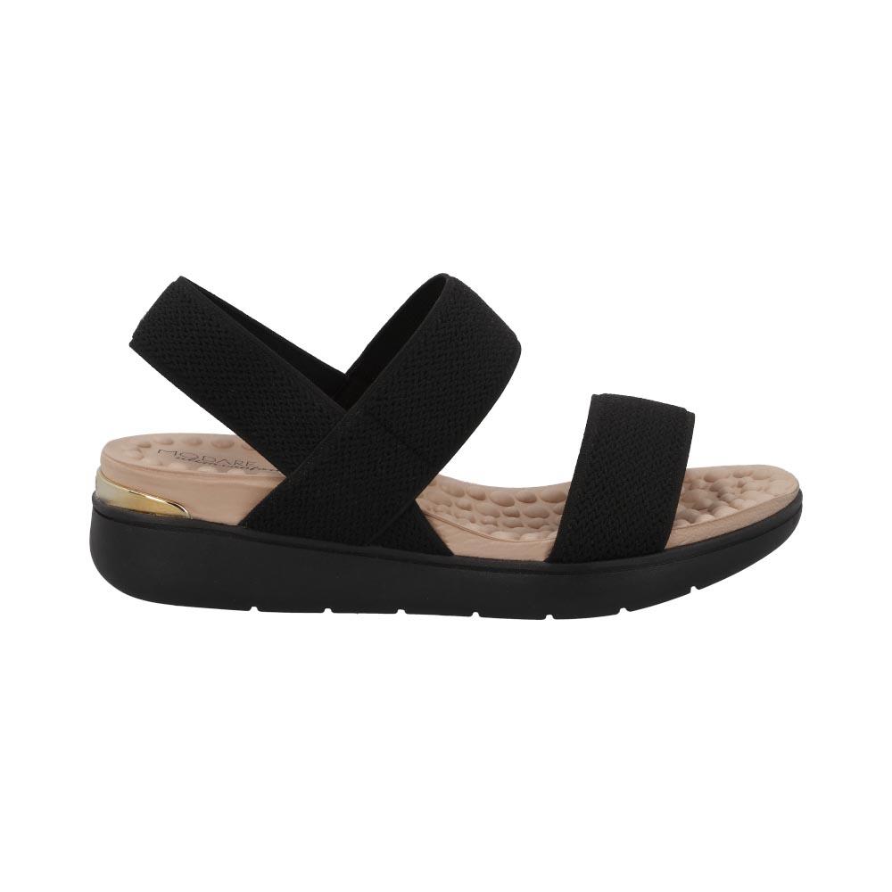 Sandalia Modare Comodas Confort Calor Correas Moda Negro