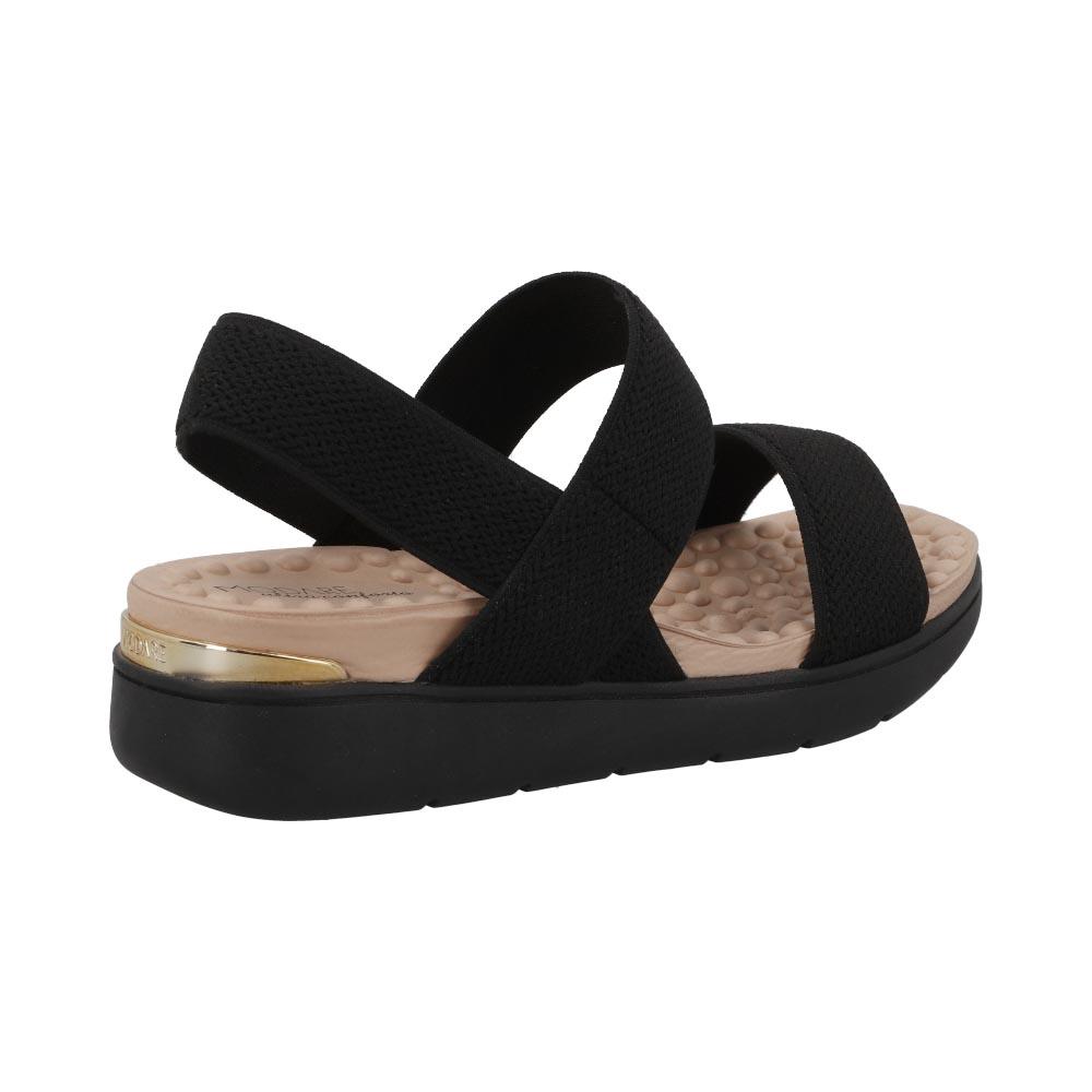 Foto 4 pulgar | Sandalia Modare Comodas Confort Calor Correas Moda Negro