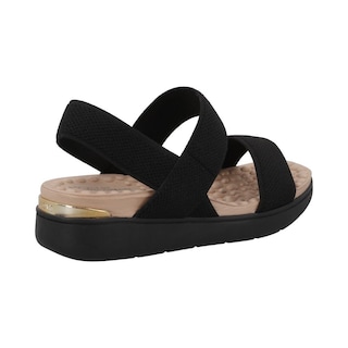 Foto 3 | Sandalia Modare Comodas Confort Calor Correas Moda Negro