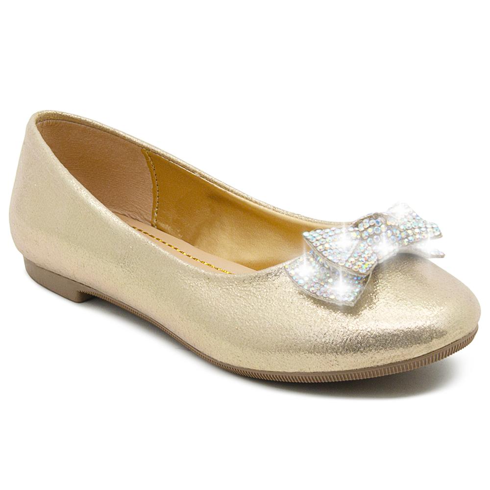Foto 4 | Balerina Niña Tropicana Oro Moño Antiderrapante Casuales Dorado