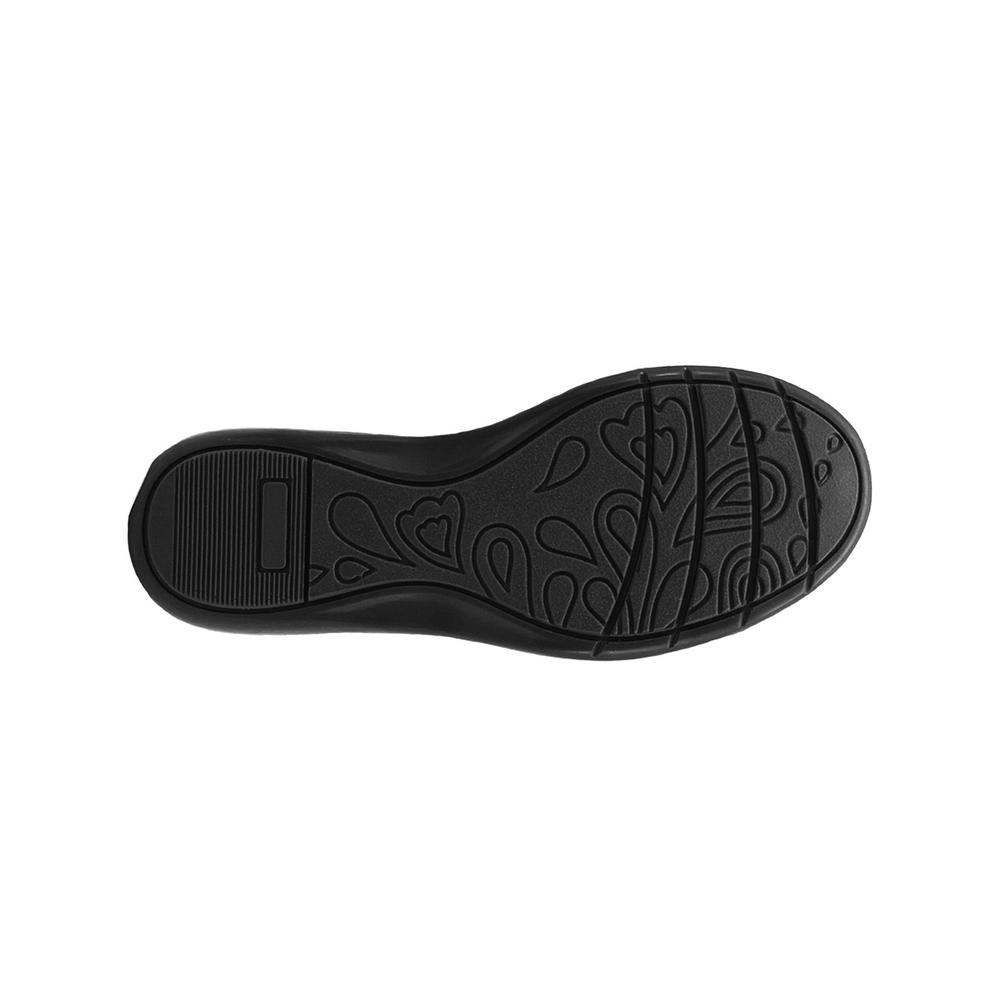 Foto 9 pulgar | Balerina Escolar Niña Karsten  Doble Broche Charol Negro Negro