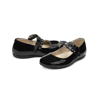 Foto 2 | Balerina Niña Karsten Escolar Charol Negro Velcro Negro