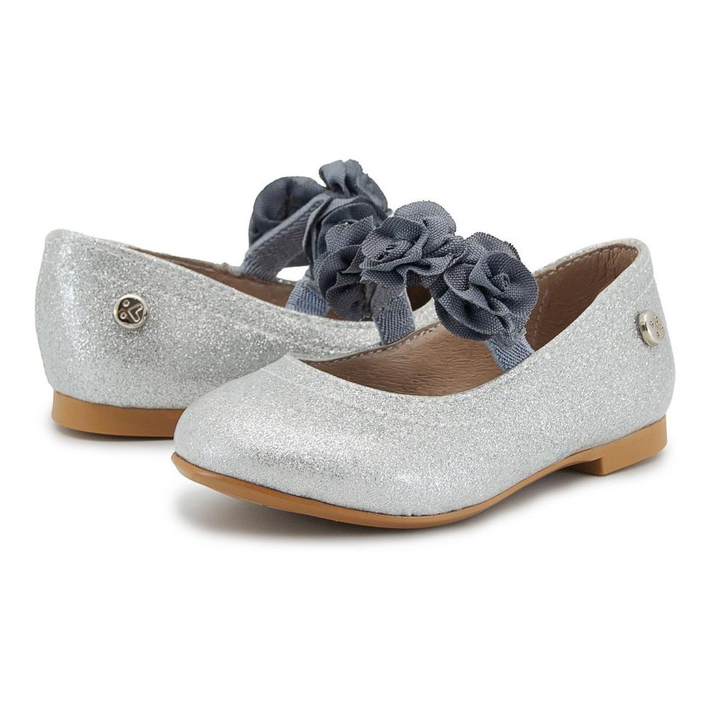 Foto 1 | Balerina Niña Fiesta Karsten Con Resorte Color Plata 13-16 Plateado