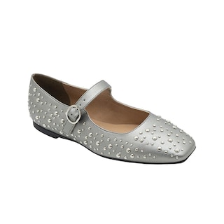 Foto 1 | Flat Balerina Para Mujer Salamandra Color Plomo 22-26 Gris Oscuro