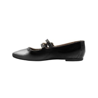 Foto 2 | Flat Balerina Para Mujer Salamandra Color Negro 22-26 Negro