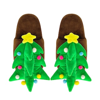 Foto 2 | Pantuflas Navideñas 3d Arbolito De Navidad
