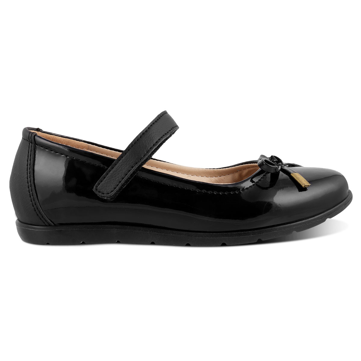 Foto 2 | Zapato Escolar Nick & Wick 5033 Charol Negro para Niña