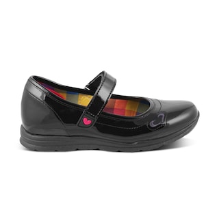 Foto 2 | Zapato Escolar Nick & Wick 5145 color Charol Negro para Niña