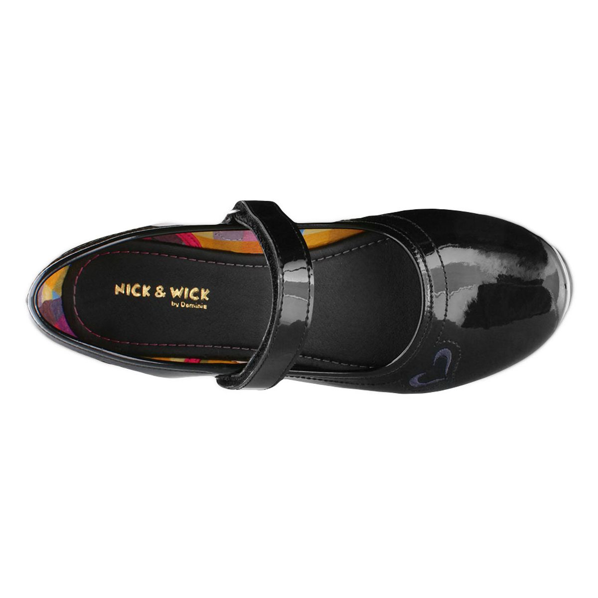 Foto 5 pulgar | Zapato Escolar Nick & Wick 5145 color Charol Negro para Niña
