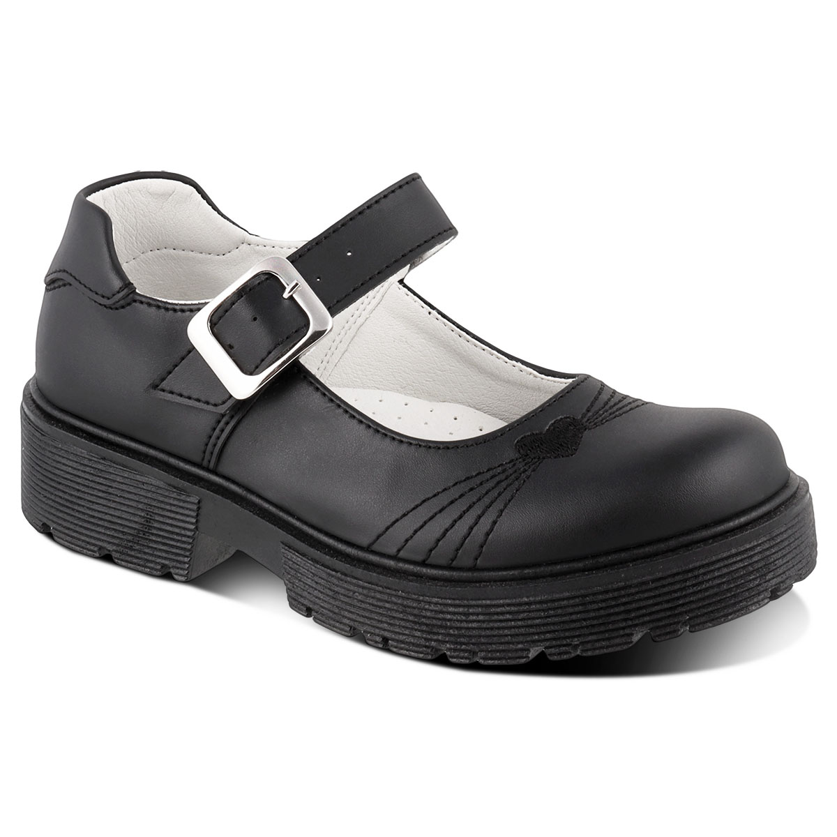 Zapato Escolar Dominiq Negro para Niña