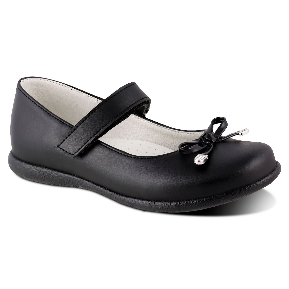 Zapato Escolar Dominiq 1323 Negro para Niña