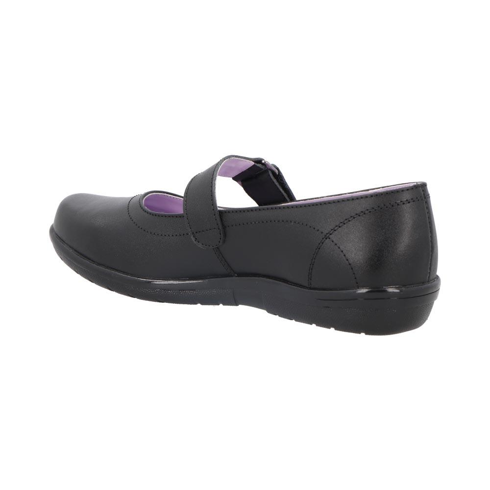Foto 4 pulgar | Flats Escolares Manhattan Piso Casual Mujer Negro