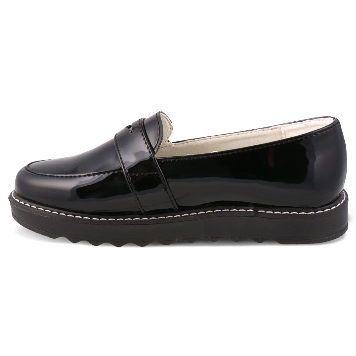 Foto 4 pulgar | Zapato Escolar Dominiq Charol Negro para Niña