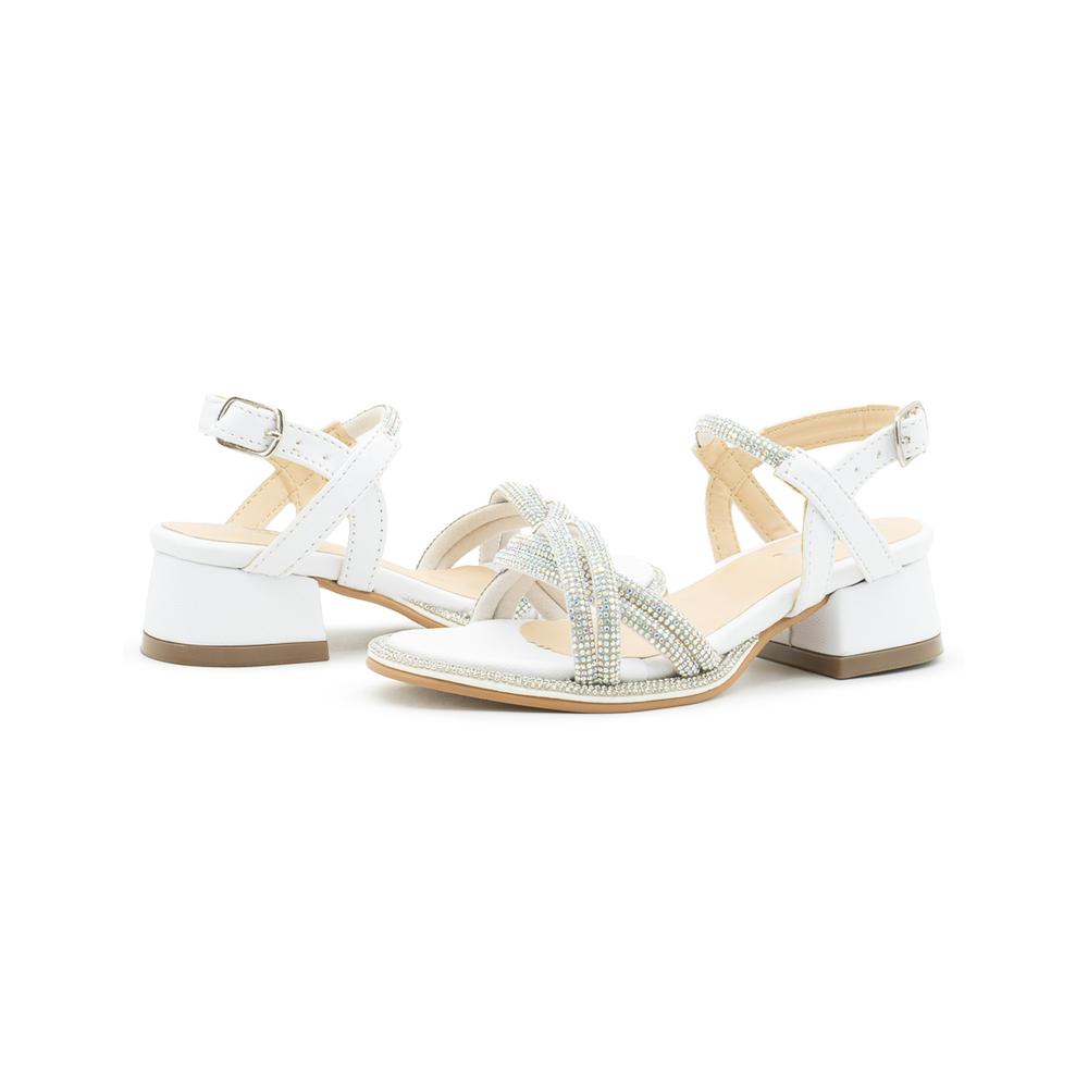 Foto 2 | Zapatilla Pulsera Elegante Para Niña Graduación Color Blanco Blanco