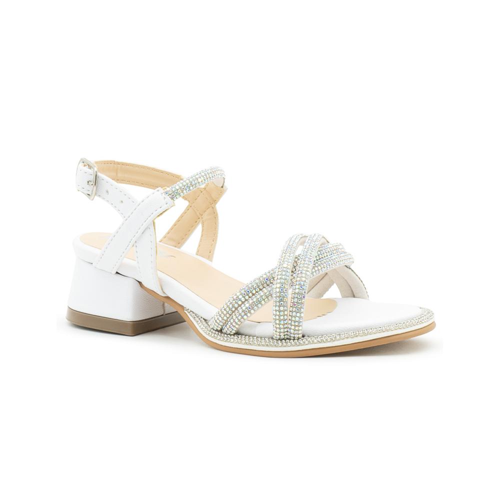 Foto 4 | Zapatilla Pulsera Elegante Para Niña Graduación Color Blanco Blanco