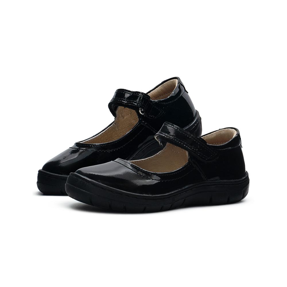 Foto 2 | Zapato Escolar Dogi Para Niña Soporte Arco Casual Charolpiel Negro