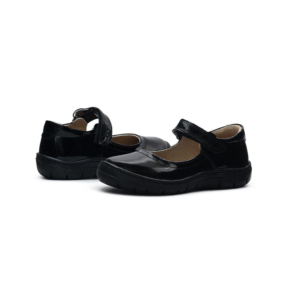 Foto 4 pulgar | Zapato Escolar Dogi Para Niña Soporte Arco Casual Charolpiel Negro