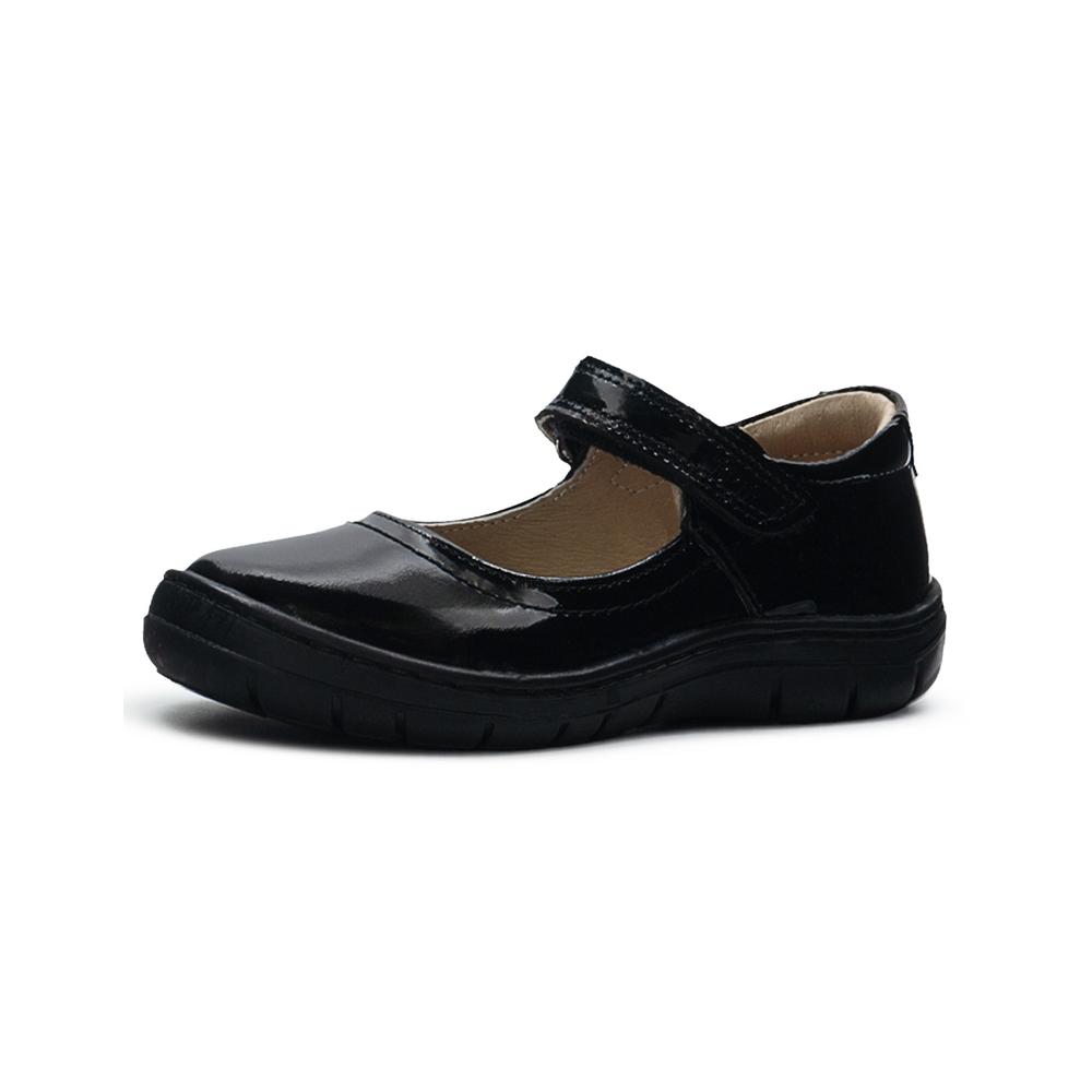 Foto 5 pulgar | Zapato Escolar Dogi Para Niña Soporte Arco Casual Charolpiel Negro