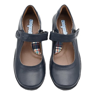 Foto 5 | Zapato Coqueta Escolar Piel Niña Velcro Color Marino 18-21.5 Azul Marino