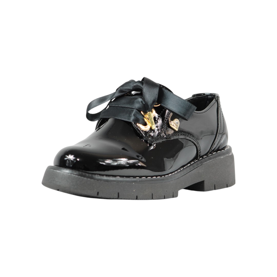 Foto 2 | Zapato Escolar Niña Mambo 460 Charol Negro