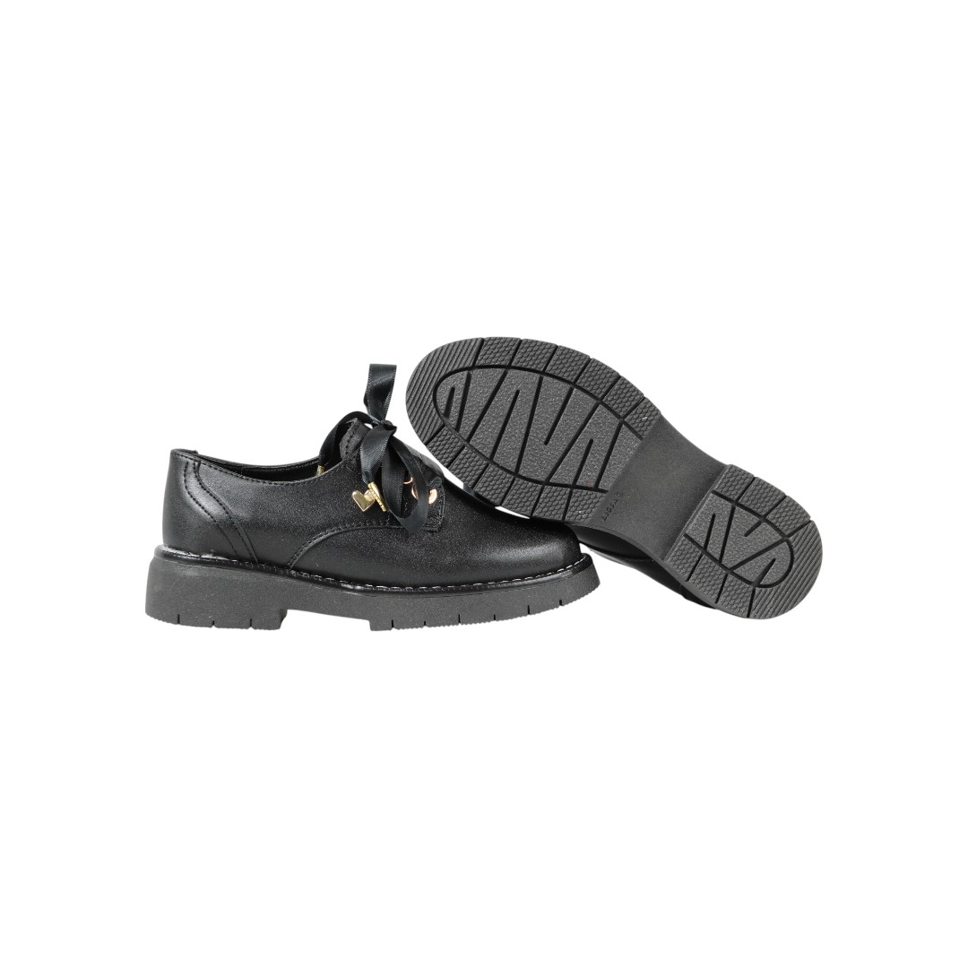 Foto 6 pulgar | Zapato Escolar Niña Mambo 460 Napa Negro