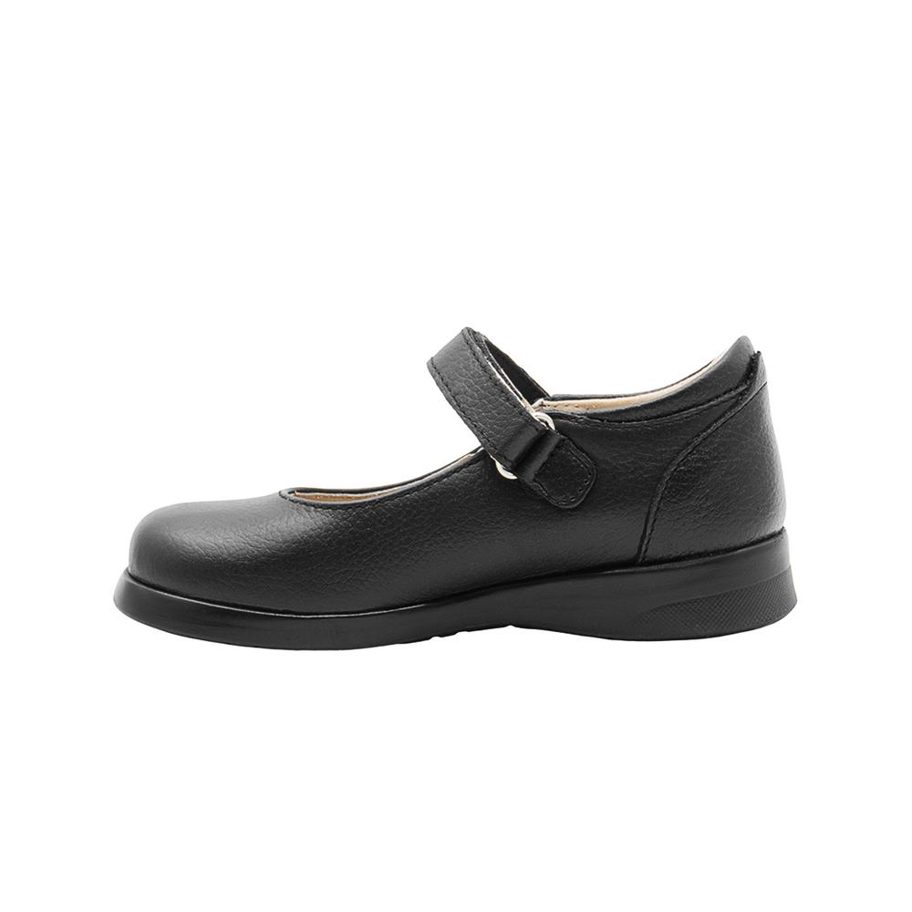 Foto 3 pulgar | Balerina Escolar Karsten  Piel Negro Plantilla Con Soporte Negro