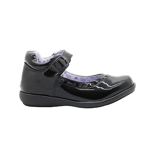 Foto 3 | Zapato Escolar Charol Negro Bambino Plantilla Arco Hebilla Negro